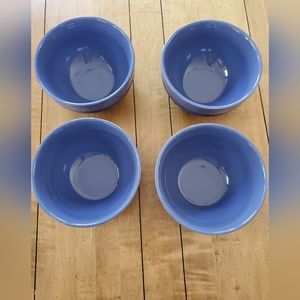 Le Creuset set of 4 Blue Bowls